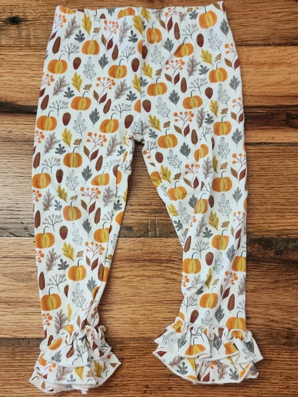 Polka Dot Pumpkin Two-Piece Kids Set